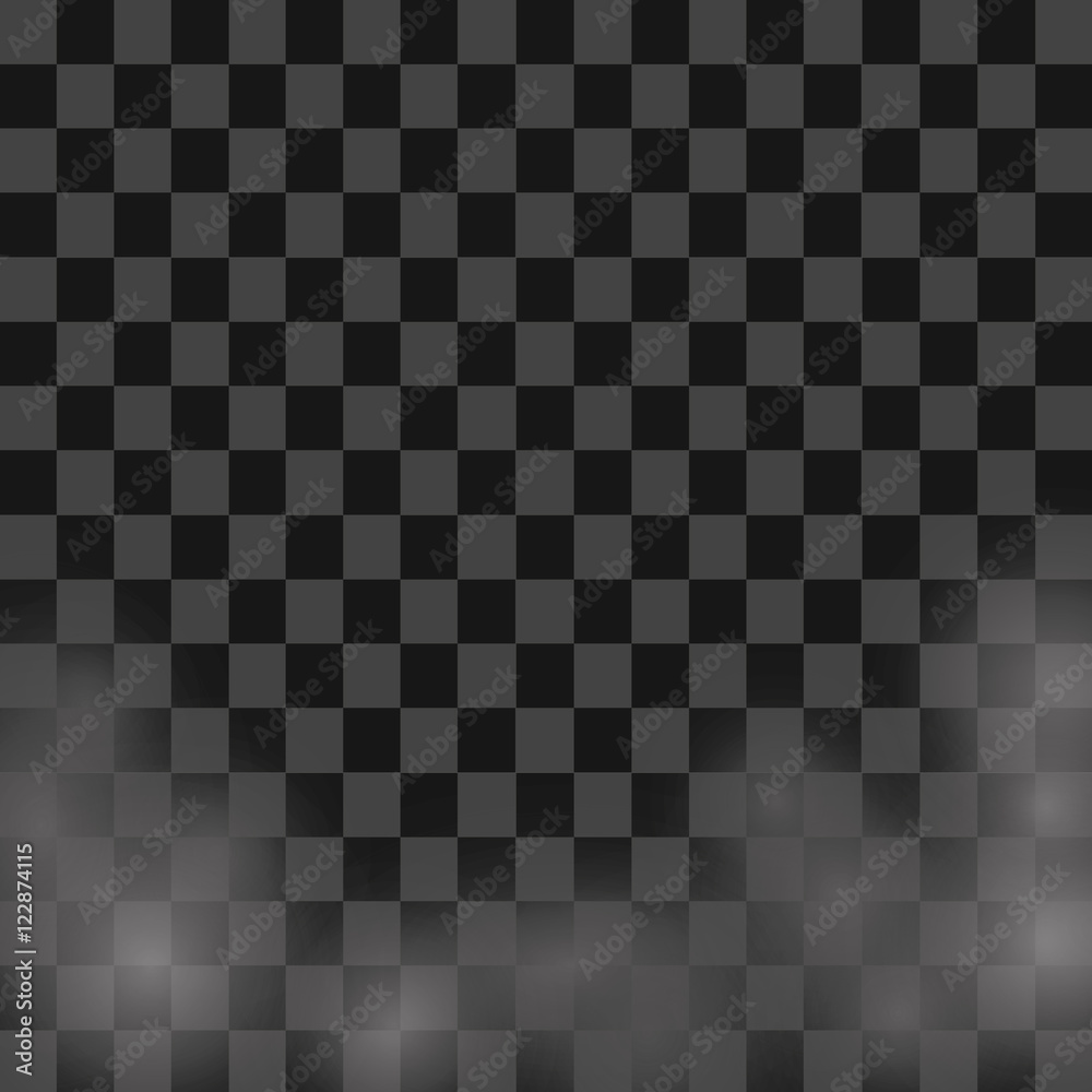 Fog or smoke isolated transparent special effect. White vector cloudiness, mist or smog background. Vector illustration Fog or smoke isolated transparent special effect. White vector cloudiness, mist or smog background. Vector illustration