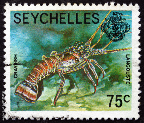 Postage stamp Seychelles 1978 Crayfish