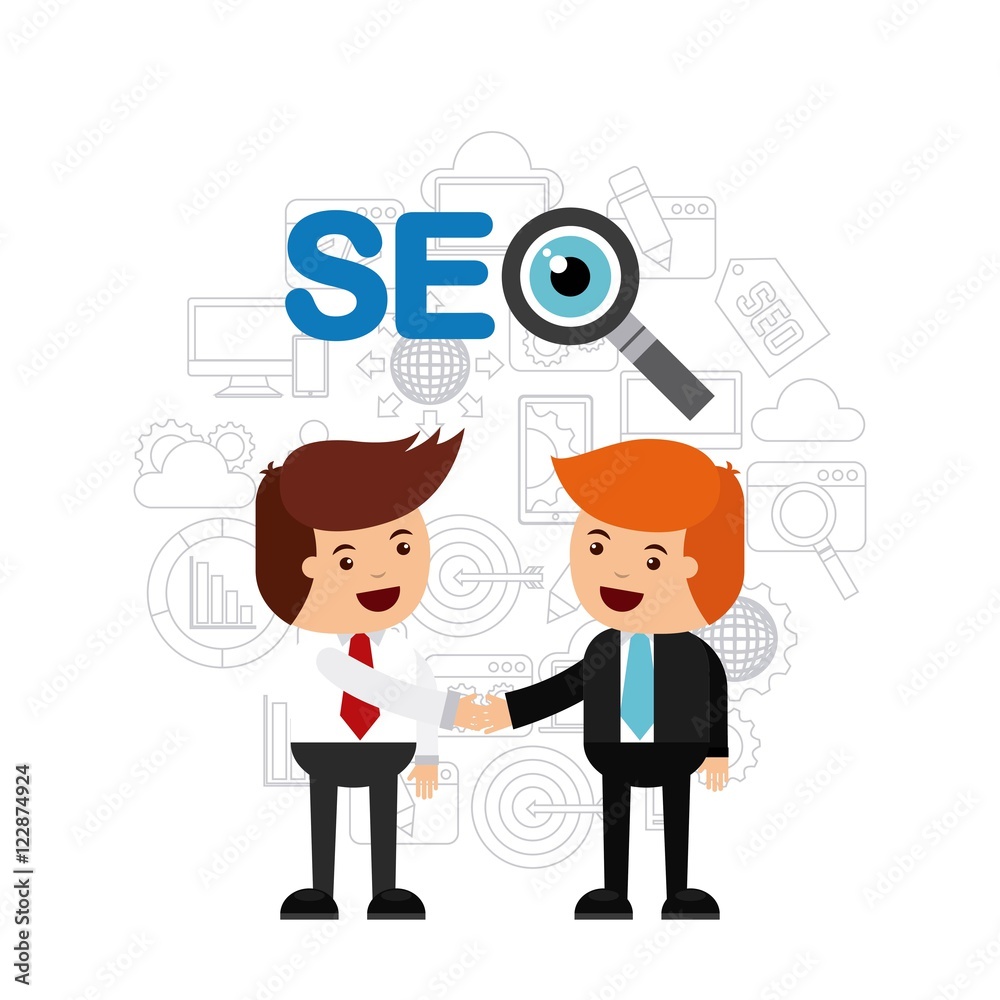 search engine optimization flat icons vector illustration design search engine optimization flat icons vector illustration design