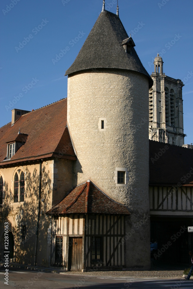 Old house in Troyes Old house in Troyes
