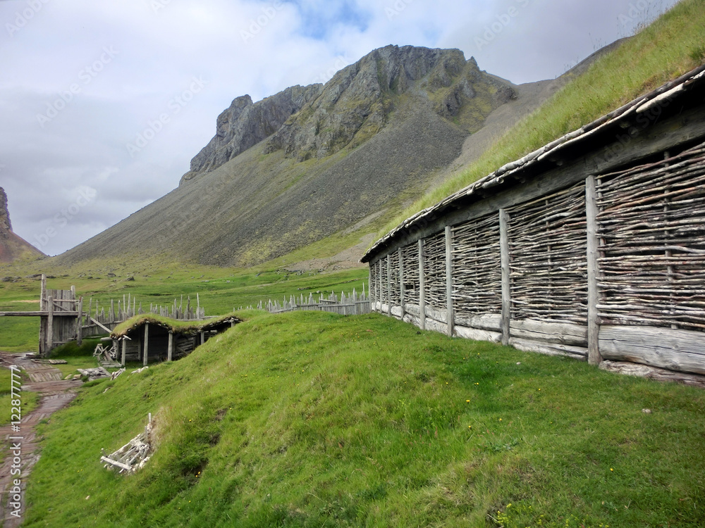 Viking village abandoned in southern Iceland