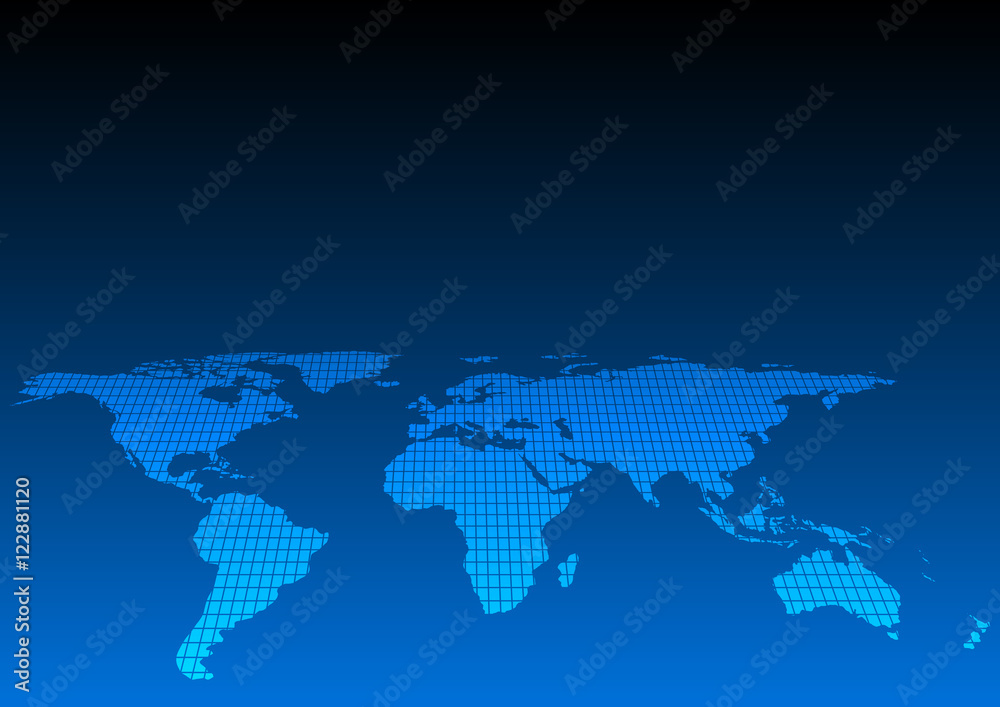 Abstract world map vector illustration some Elements of this image furnished by NASA Abstract world map vector illustration some Elements of this image furnished by NASA