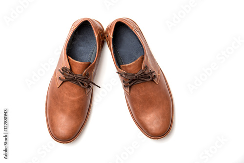 Brown Brogue isolated on a white background