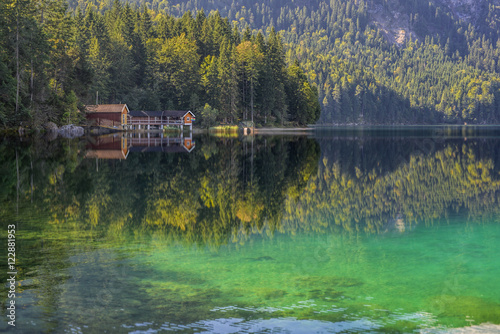 Eibsee - beautiful lake in Bavaria