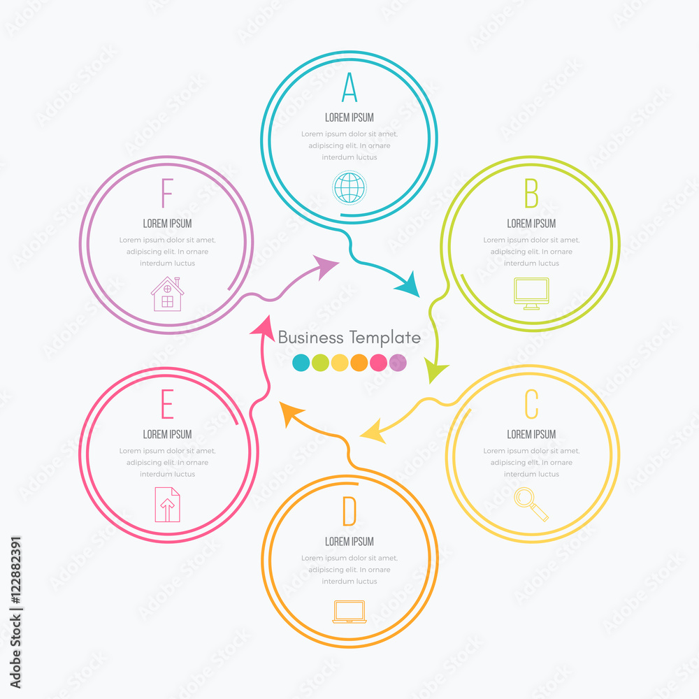 Thin line infographic element Thin line infographic element