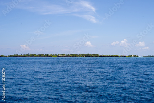 Paradise oslands of Maldives. March 15, 2012. photo