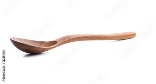 Handmade wooden spoon. photo