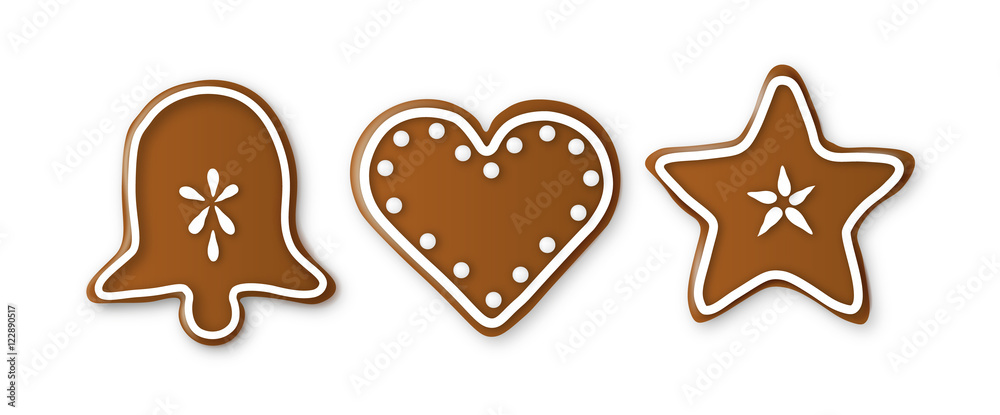 Weihnachtskekse vector de Stock Adobe Stock