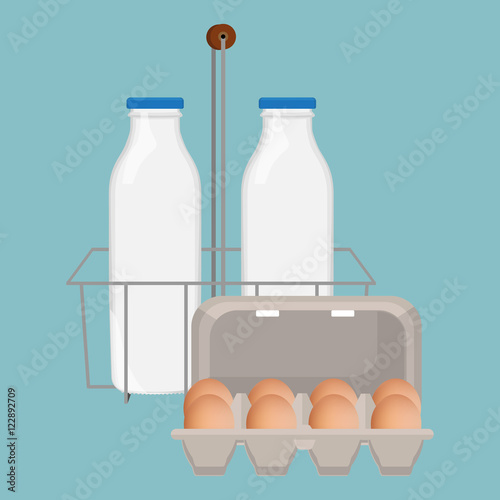 Milk and eggs