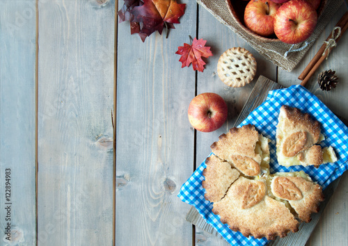 Apple pie background