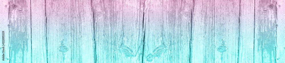 Fototapeta premium panorama wood panel fence old