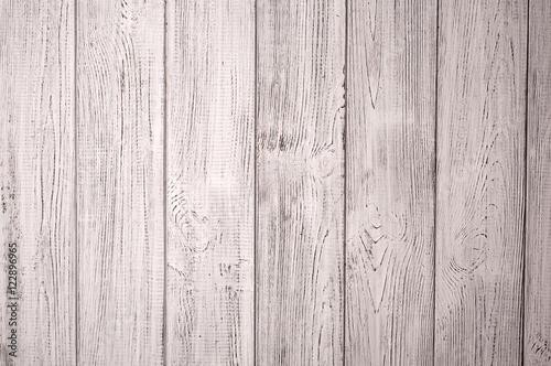 White painted old wooden background