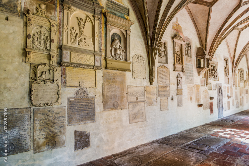 Crypt of Saint Ulrich church in Augsburg, Germany