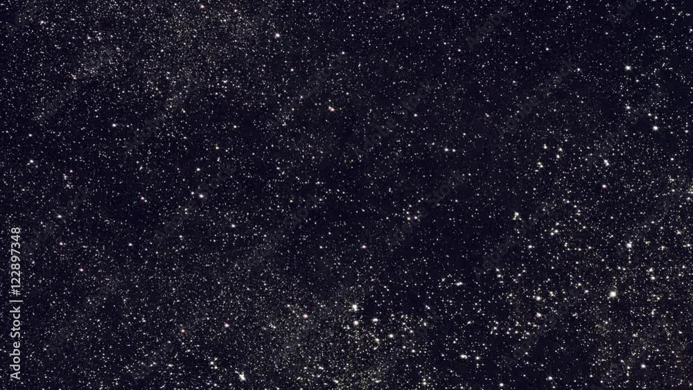Night sky time lapse. Stars and galaxies moving across the night sky. Night sky time lapse. Stars and galaxies moving across the night sky.