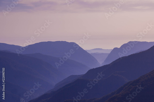 Mountain landscape in sunset time © Irina Magrelo