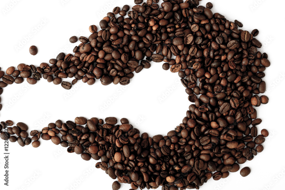 coffee grains,abstract, dark coffee grains,abstract, dark