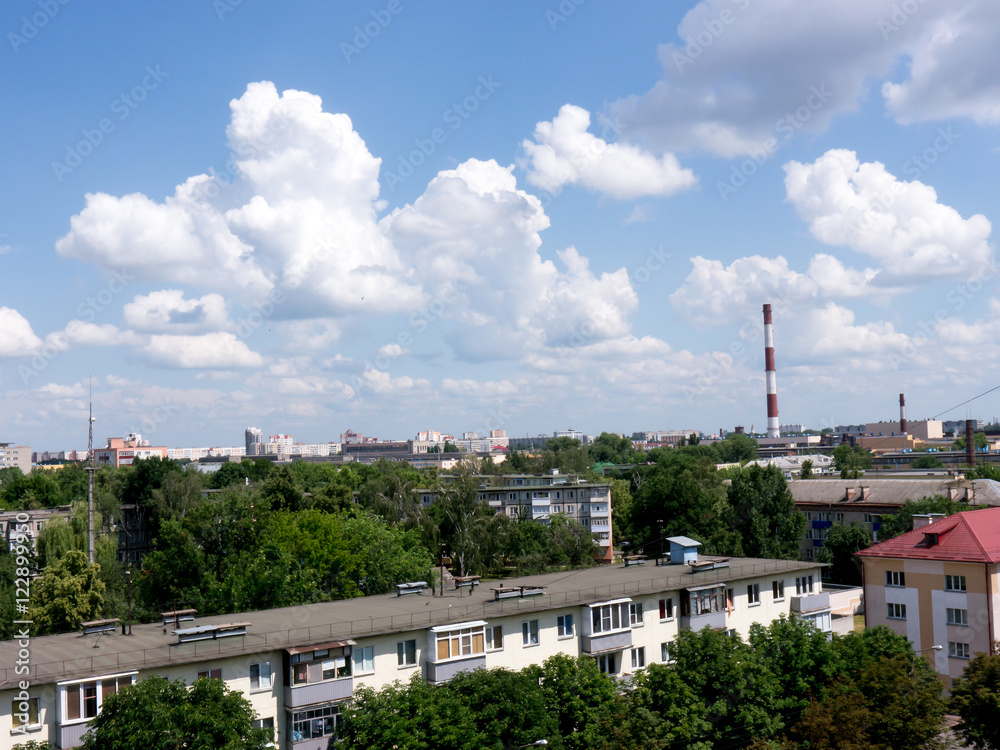 The Factory chimneys.