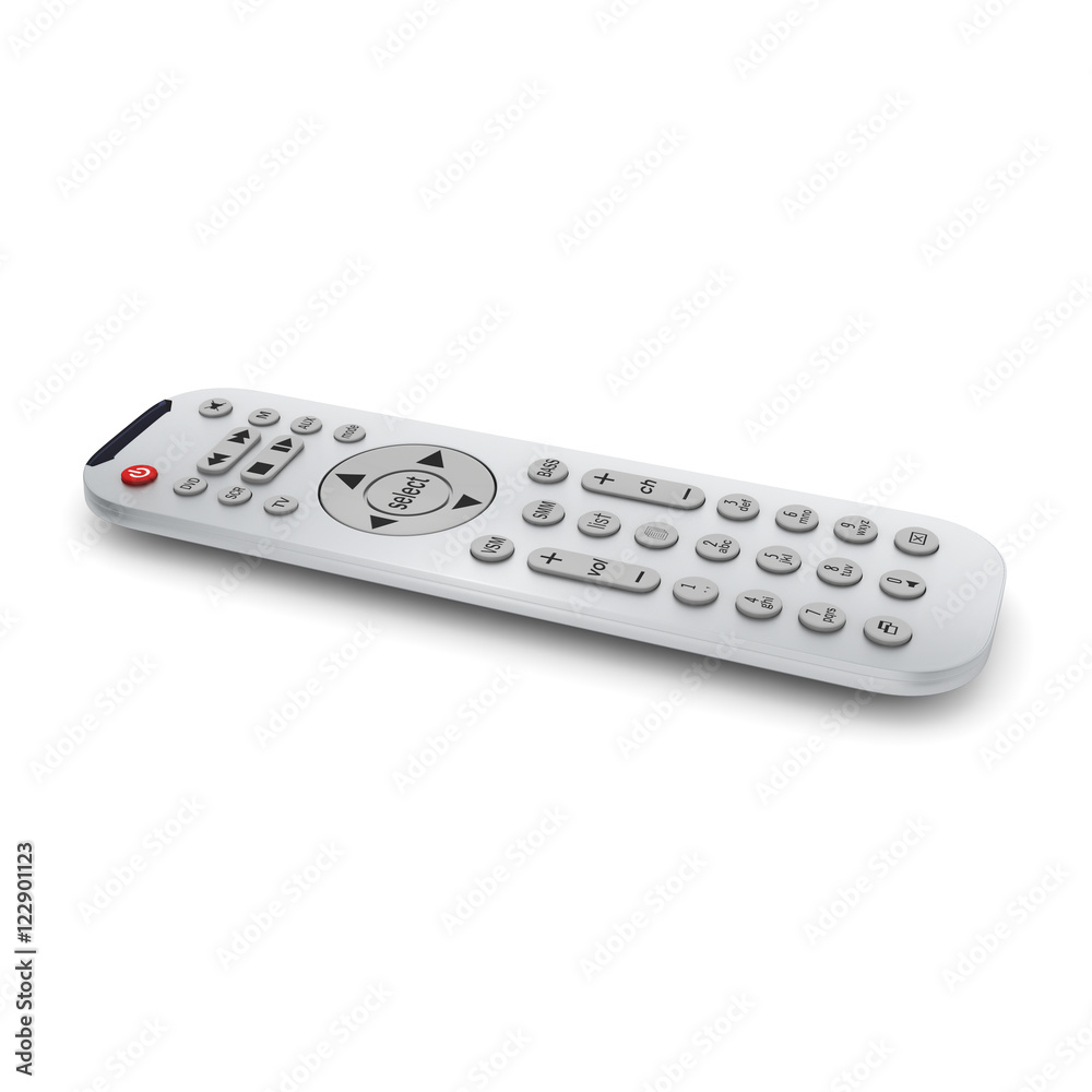3D rendering TV Remote 3D rendering TV Remote