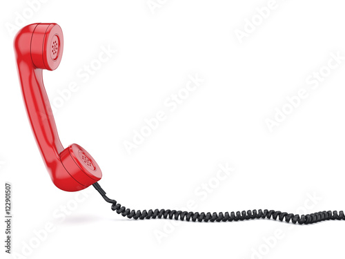 3D rendering old phone handset