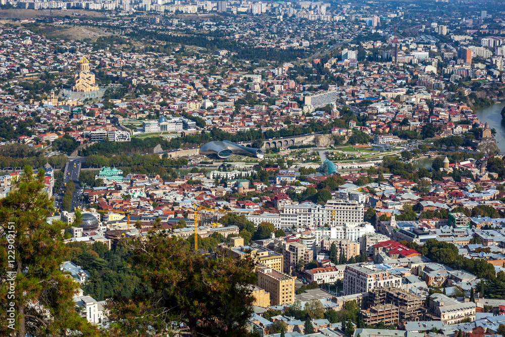 Panoramic view of Tbilisi, The Republic of Georgia