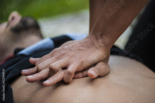 Naklejka Massaggio cardiaco
