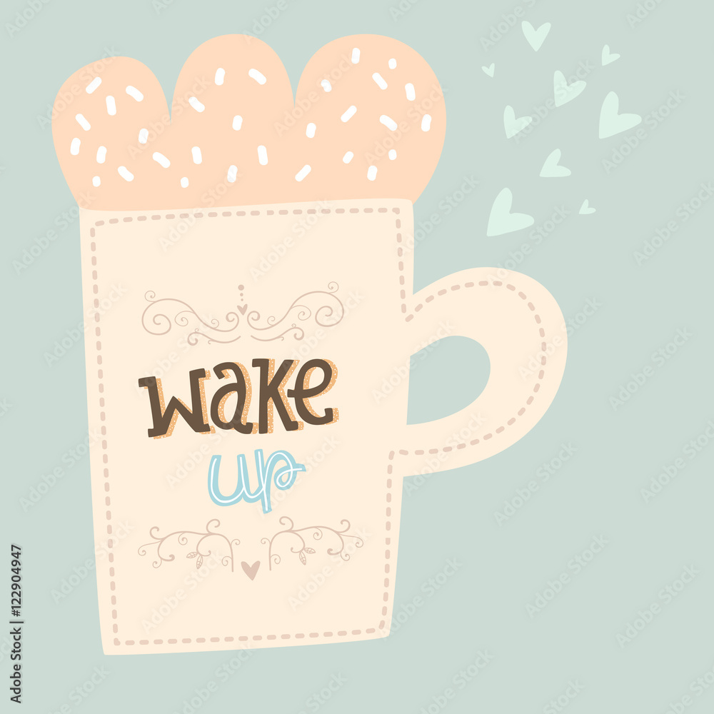 Obraz premium coffee vector illustration