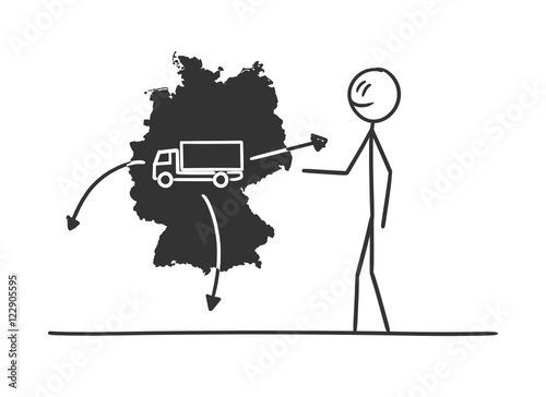 sm deutschland karte lkw II