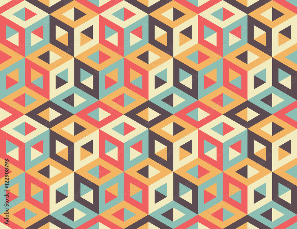 Seamless geometric pattern. Geometric simple print. Vector repeating texture.