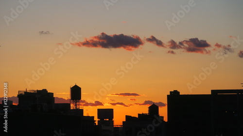 New York sunset