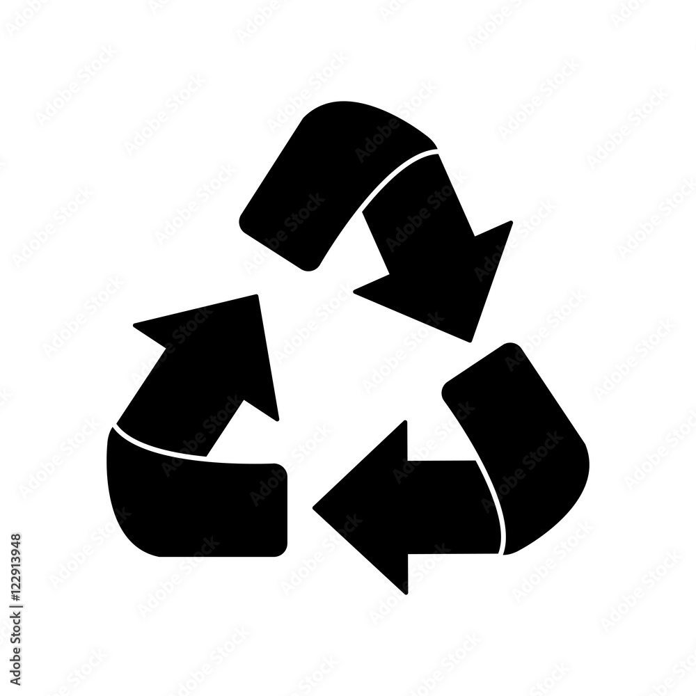 Recycle icon. Ecology renewable and conservation theme. Isolated design. Vector illustration Recycle icon. Ecology renewable and conservation theme. Isolated design. Vector illustration