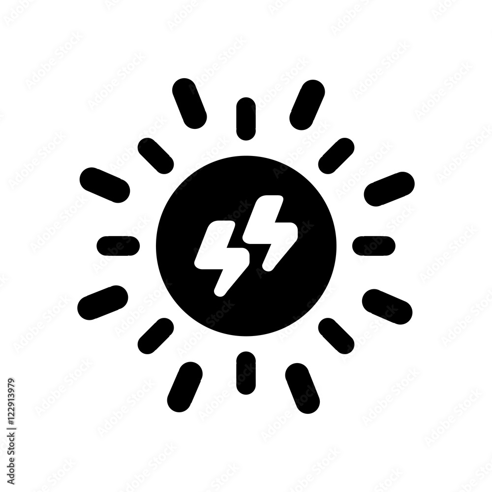 Sun energy. Ecology renewable and conservation theme. Isolated design. Vector illustration Sun energy. Ecology renewable and conservation theme. Isolated design. Vector illustration