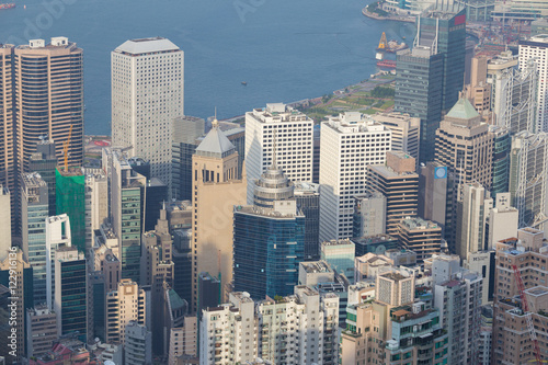 Hong Kong city  view from The Peak