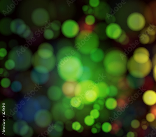 Magical background with night bokeh