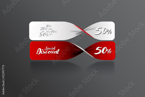 Special discount banner template design