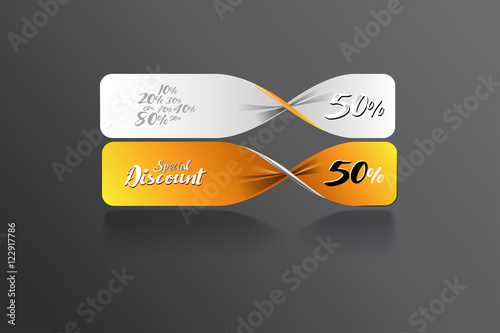 Special discount banner template design