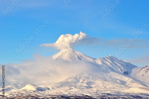 Volcanic landscape of Kamchatka