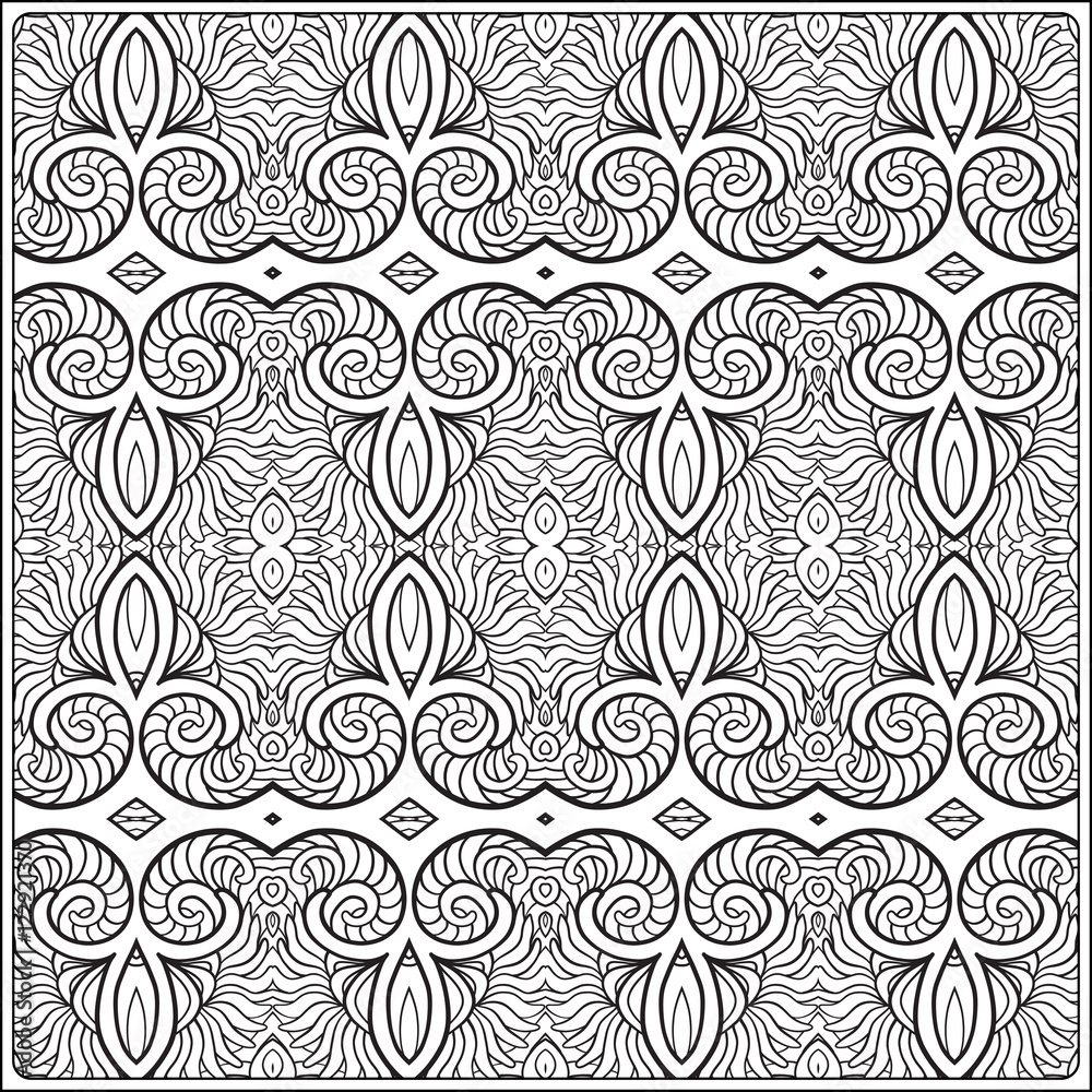 Ornamental Tribal Seamless pattern.