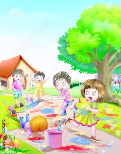 Holi festival of India