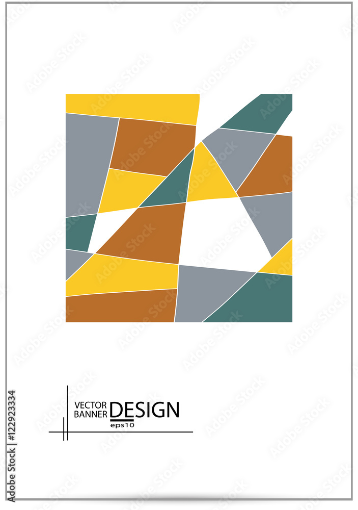 Obraz premium Abstract geometric background.