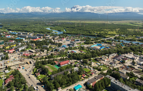 Yelizovo town on Kamchatka Peninsula.