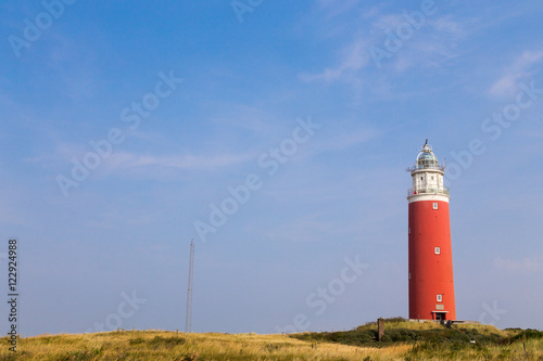 Old lighthouse on Texel  Netherlands.