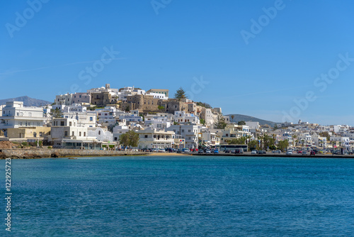 Port view in Chora, Naxos, Cyclades, Greece. © inbulb1