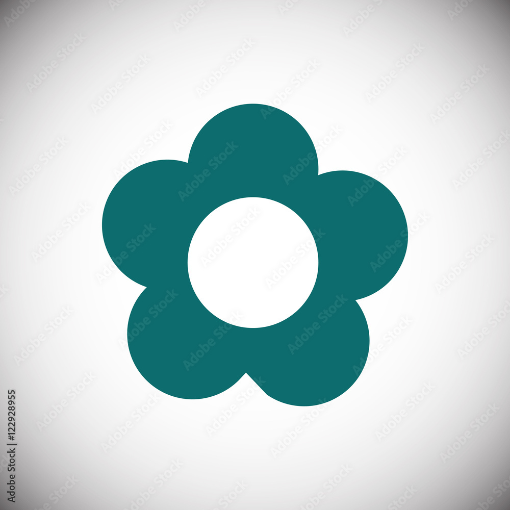 flower icon stock vector illustration flat design flower icon stock vector illustration flat design