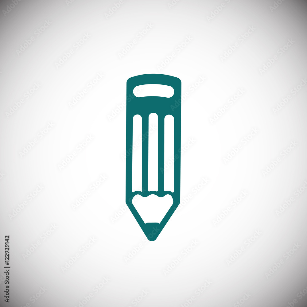 pencil icon stock vector illustration flat design pencil icon stock vector illustration flat design