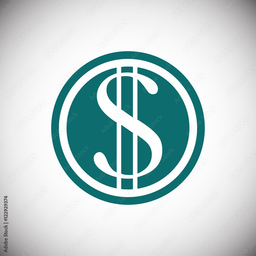 money icon stock vector illustration flat design money icon stock vector illustration flat design