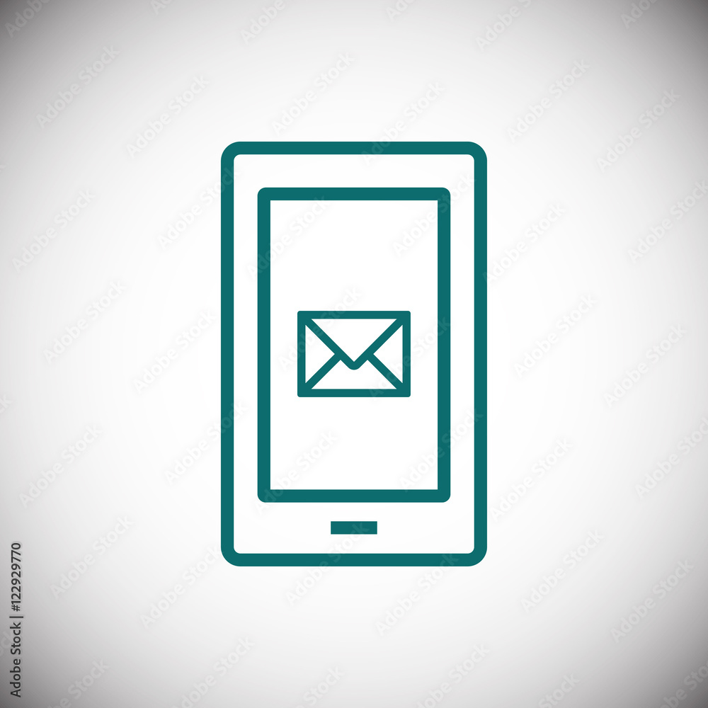 phone sms icon stock vector illustration flat design phone sms icon stock vector illustration flat design