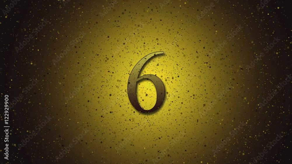 Final countdown from 10 to 1. Year 2017 appearing at the end of the clip.