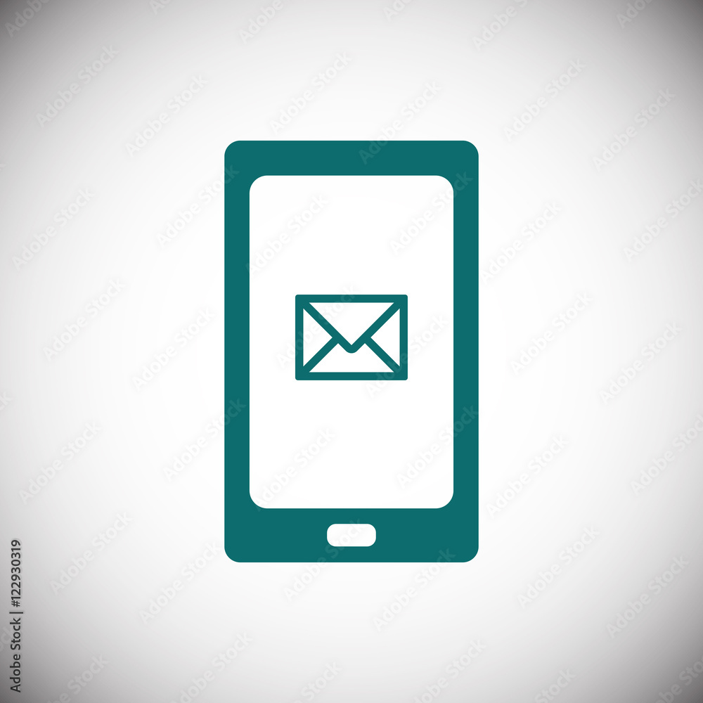 phone sms icon stock vector illustration flat design phone sms icon stock vector illustration flat design