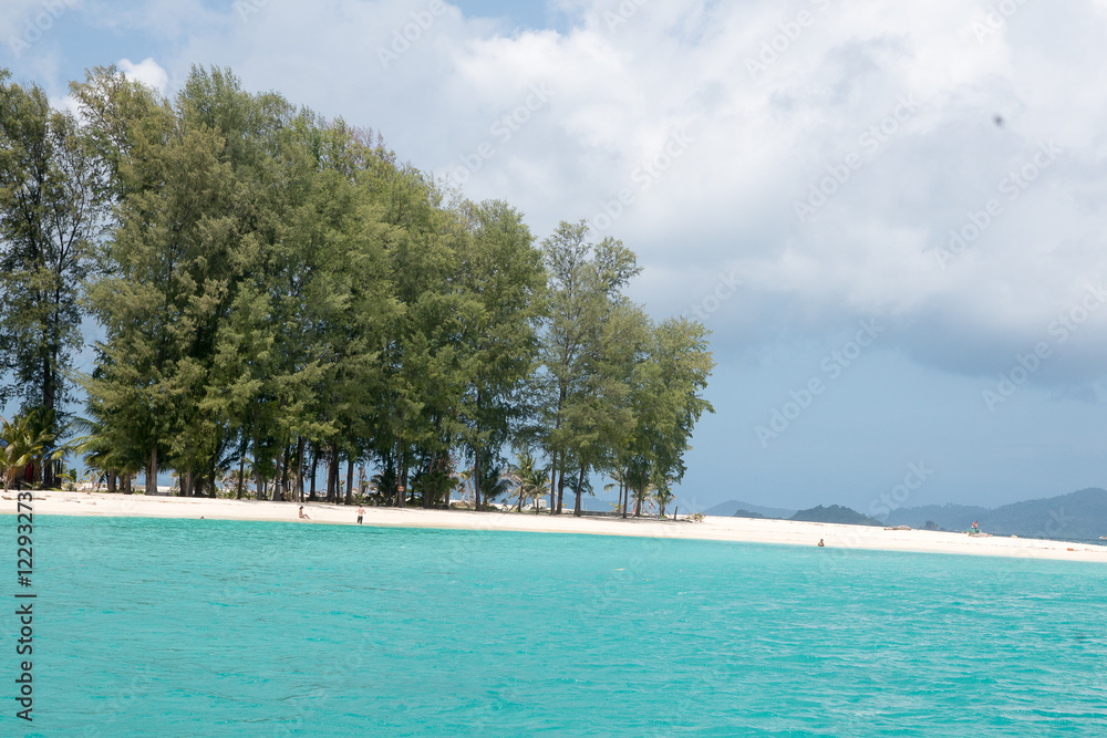 beach nature white sand, seawater Sai Beach Koh LIPE in Thaila beach nature white sand, seawater Sai Beach Koh LIPE in Thaila