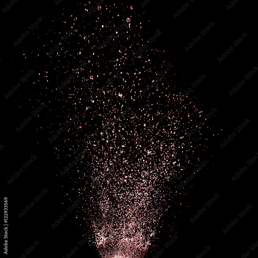 Obraz premium splash of ink isolated on black background. beautiful splash of wine close-up. water splash. oil splash. water spray with drops isolated.